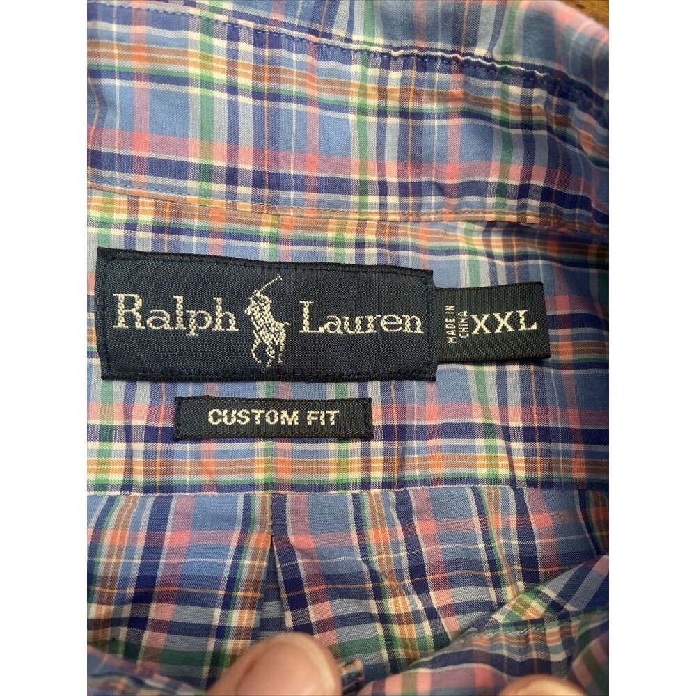 Ralph Lauren Multicolor Plaid Casual Button Down Shirt - Picture 7 of 8